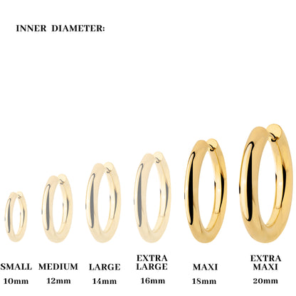 Chunky Lover Hoop Set Maxi Oro