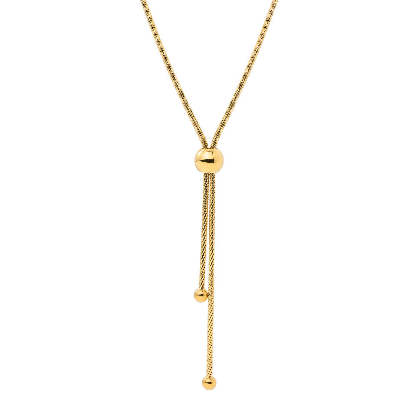 Simple Elegance Y-Collana Gold