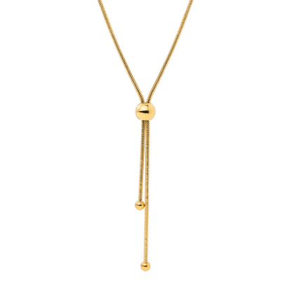 Simple Elegance Y-Collana Gold