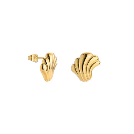 Simple Wave Orecchini Oro