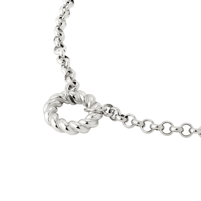 Twisted Donut Collana Argento