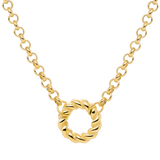 Twisted Donut Collana Oro
