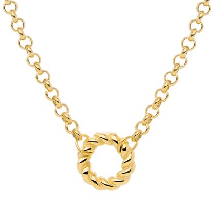 Twisted Donut Collana Oro