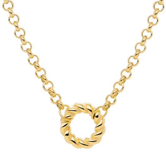 Twisted Donut Collana Oro