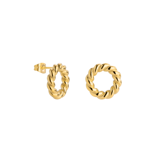 Twisted Donut Orecchini Oro