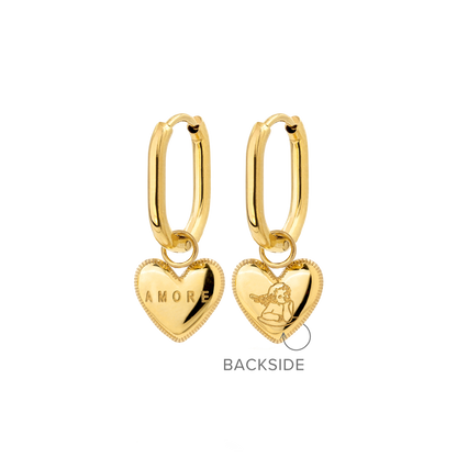 Amore Mio Oval Hoop Set Baby Oro