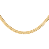 Bold Herringbone Collana Oro