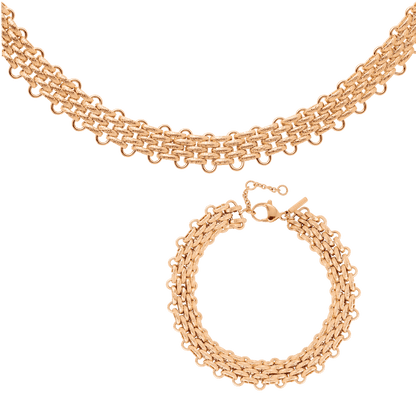 Bold Mesh Bundle Oro Rosa