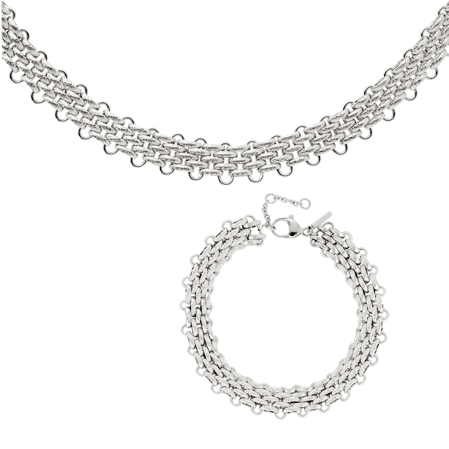 Bold Mesh Bundle Argento