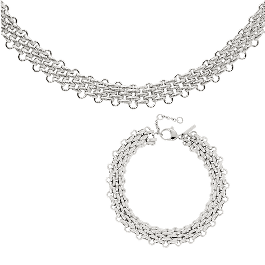Bold Mesh Bundle Argento