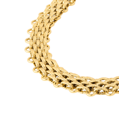 Bold Mesh Collana Oro