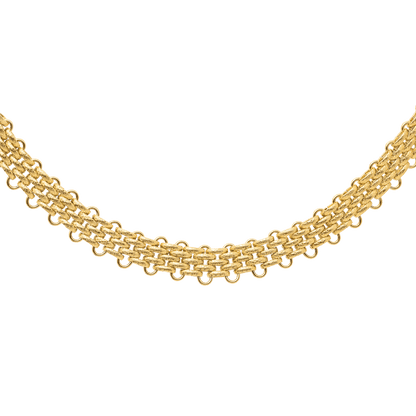 Bold Mesh Collana Oro