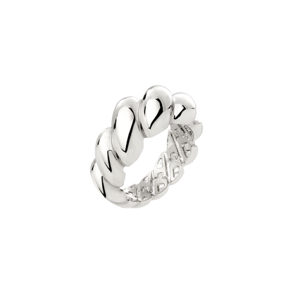 Bold Twist Anello Argento