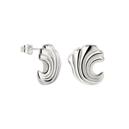 Bold Wave Orecchini Argento