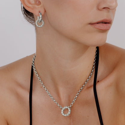 Twisted Donut Bundle Argento