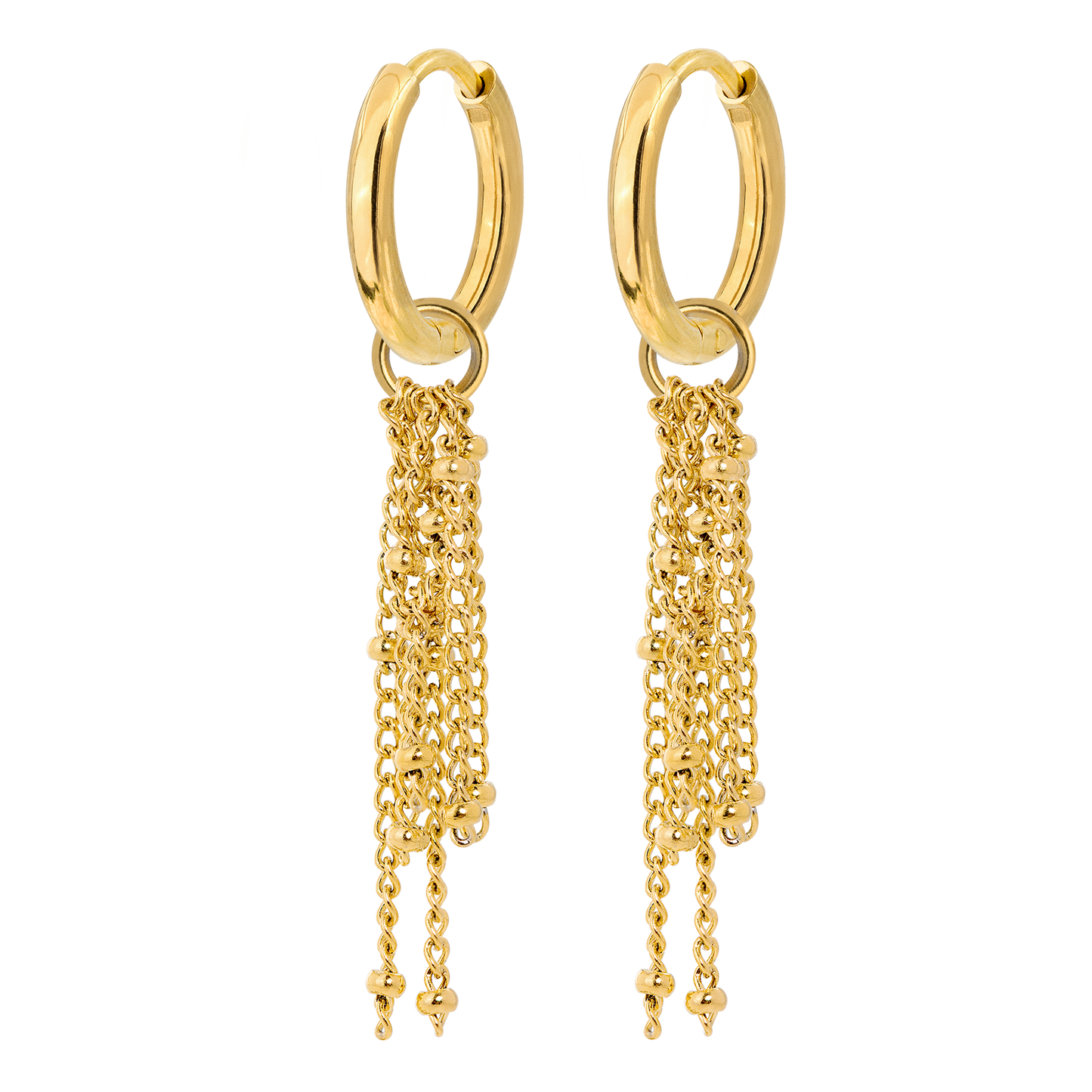 Chain Overload Hoop Set Small Oro
