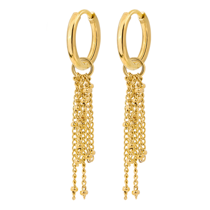 Chain Overload Hoop Set Small Oro