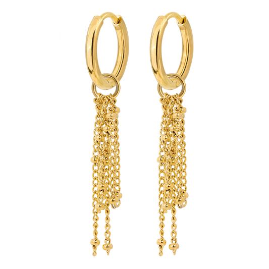 Chain Overload Hoop Set Small Oro