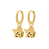 Cherub Hoop Set Small Oro