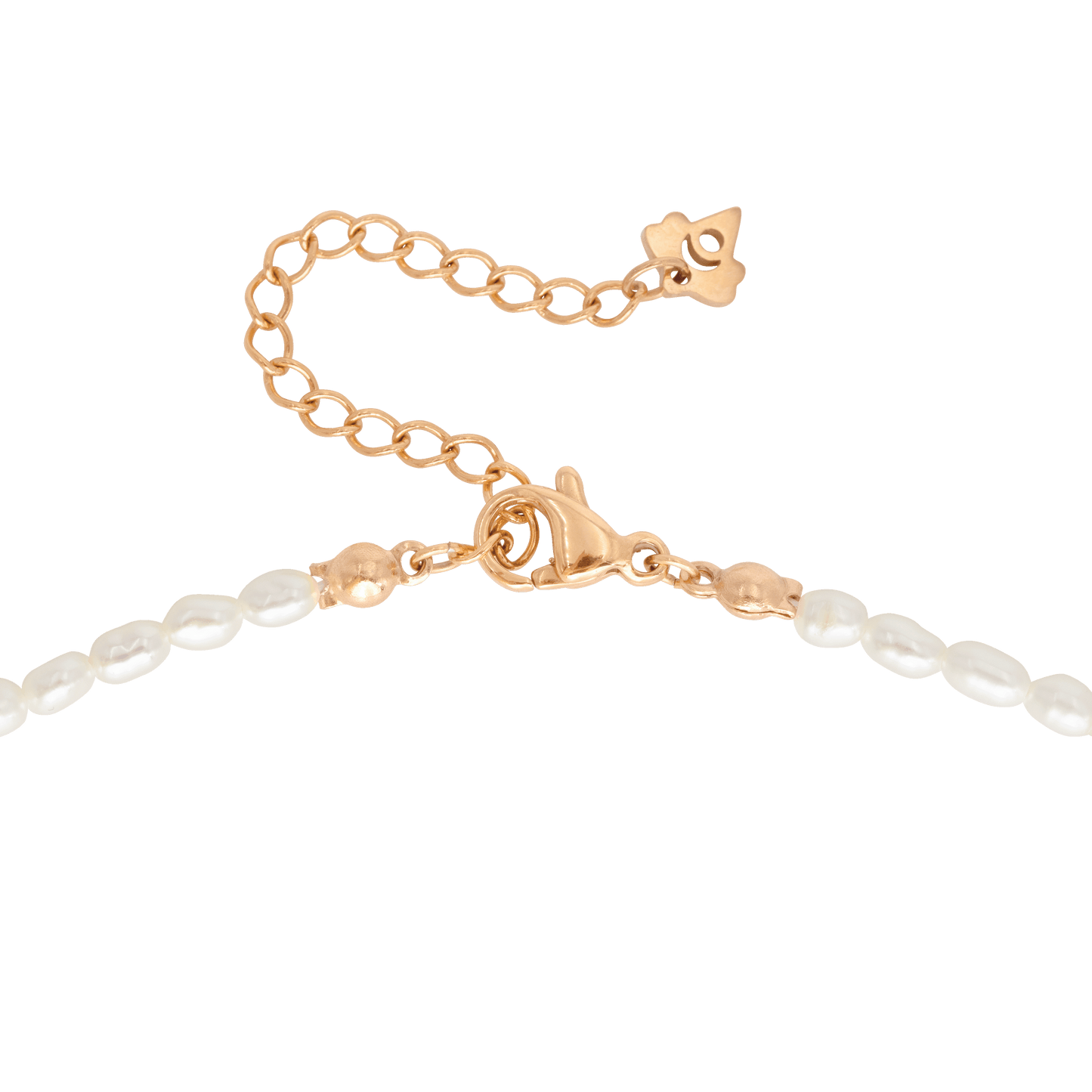 Fluidity Pearl Collana Oro Rosa