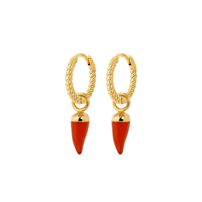 Hot 'n' Spicy Twisted Hoop Set Baby Oro