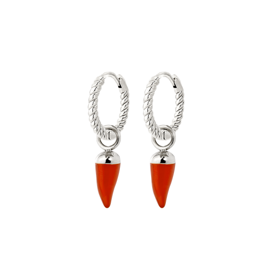 Hot 'n' Spicy Twisted Hoop Set Baby Argento