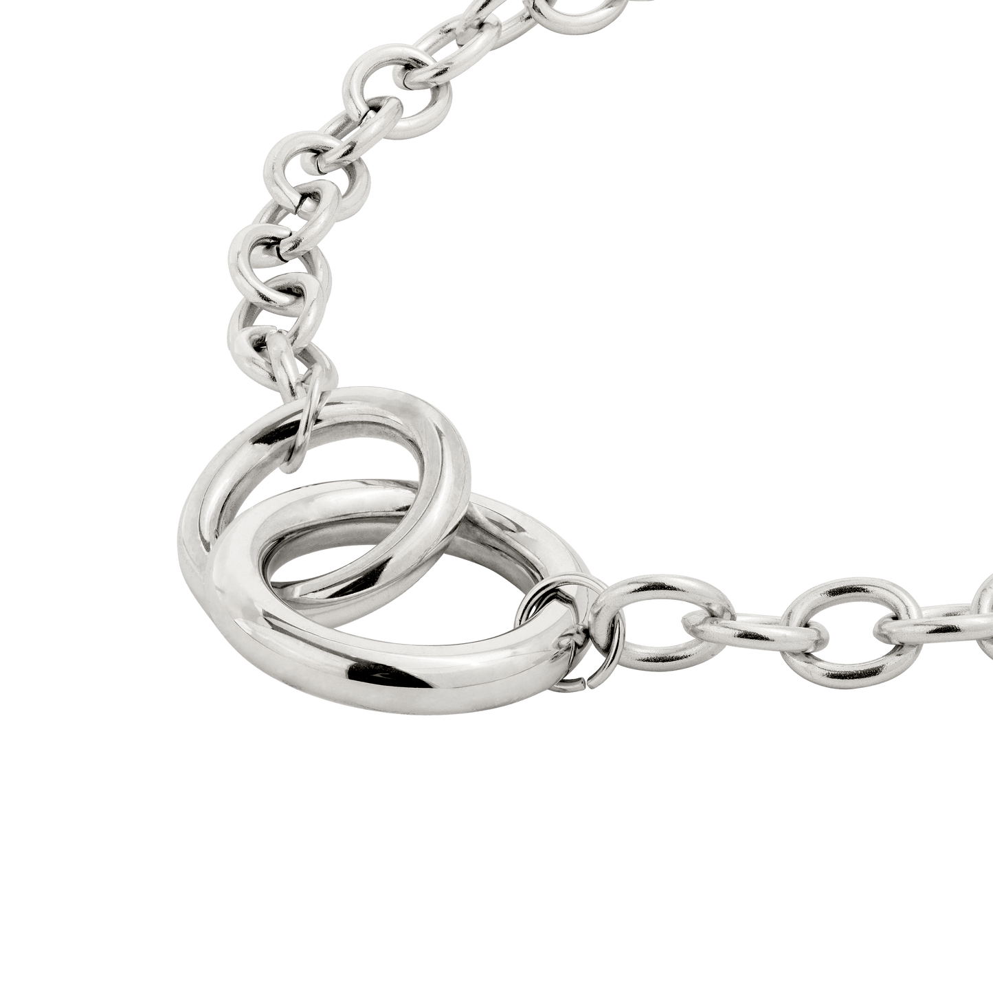 Love Me a Link Collana Argento