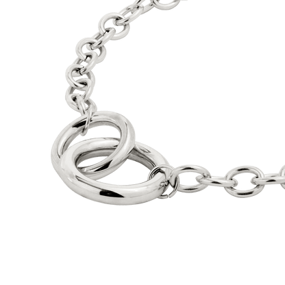 Love Me a Link Collana Argento