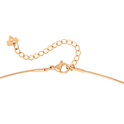 Minimalist Pearl Collana Oro Rosa