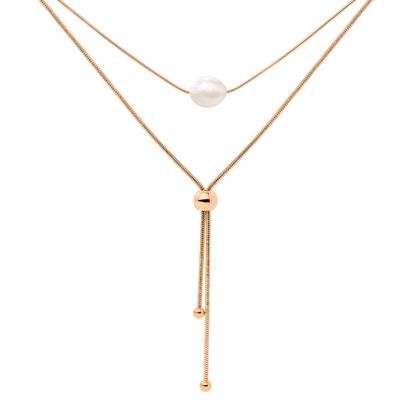 Minimalistic Elegance Necklace Bundle Oro Rosa
