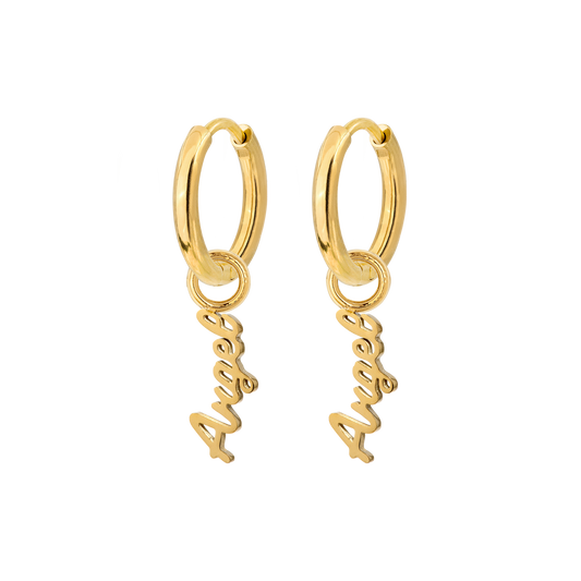 The Angel Hoop Set Small Oro