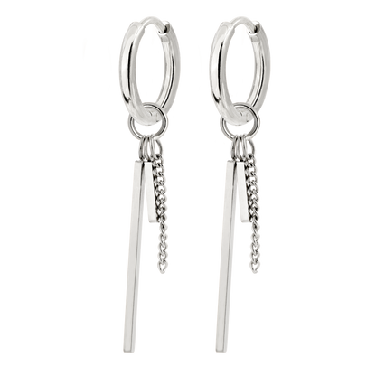 This and That Hoop Set Small Argento