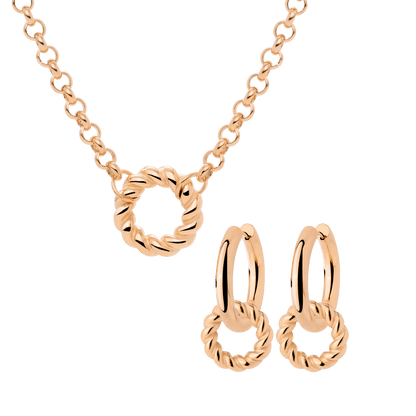 Twisted Donut Bundle Oro Rosa