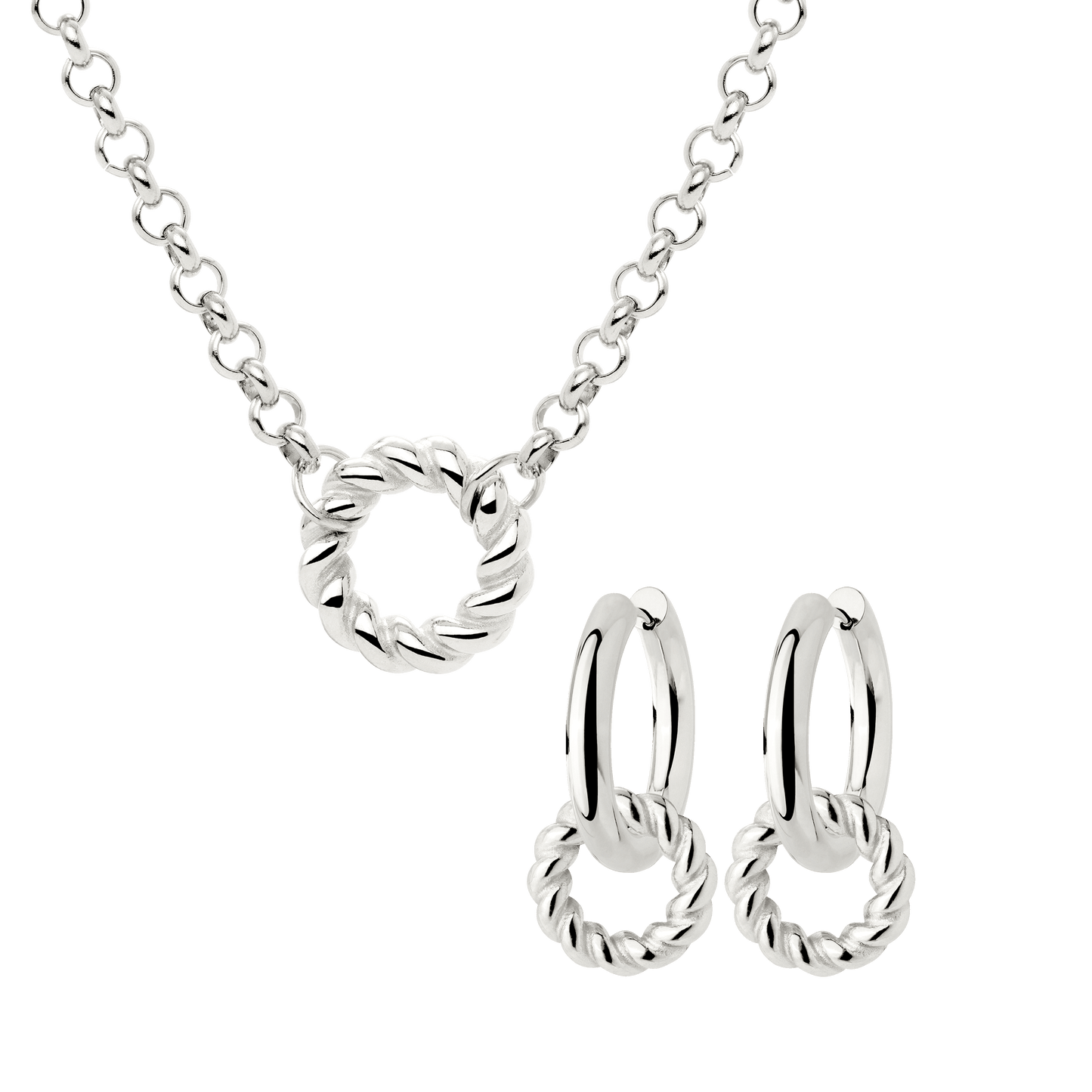 Twisted Donut Bundle Argento