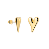 Flowy Heart Orecchini Small Oro