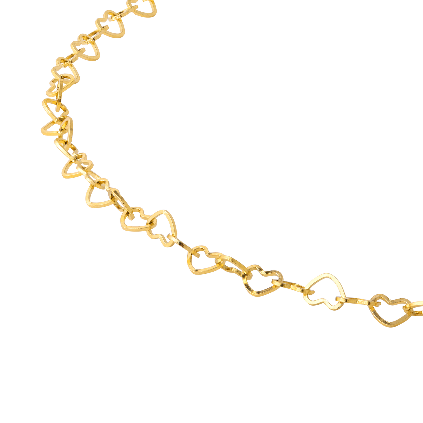 Heart after Heart Collana Oro