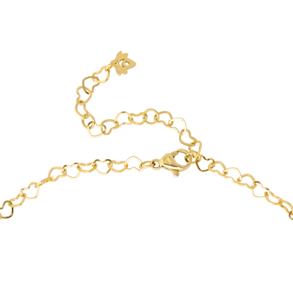 Heart after Heart Collana Oro