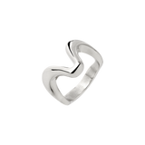 High 'n' Low Anello Argento