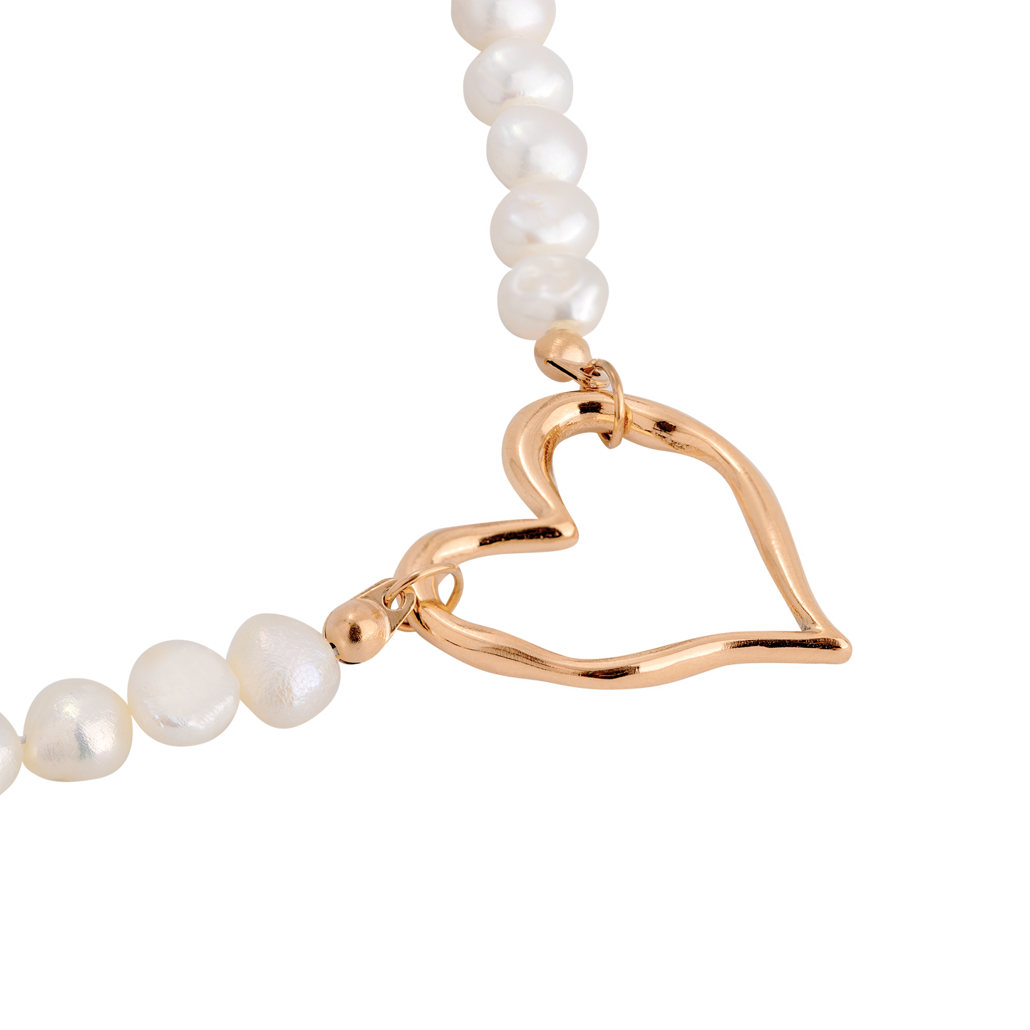 Melting Heart Pearl Collana Oro Rosa