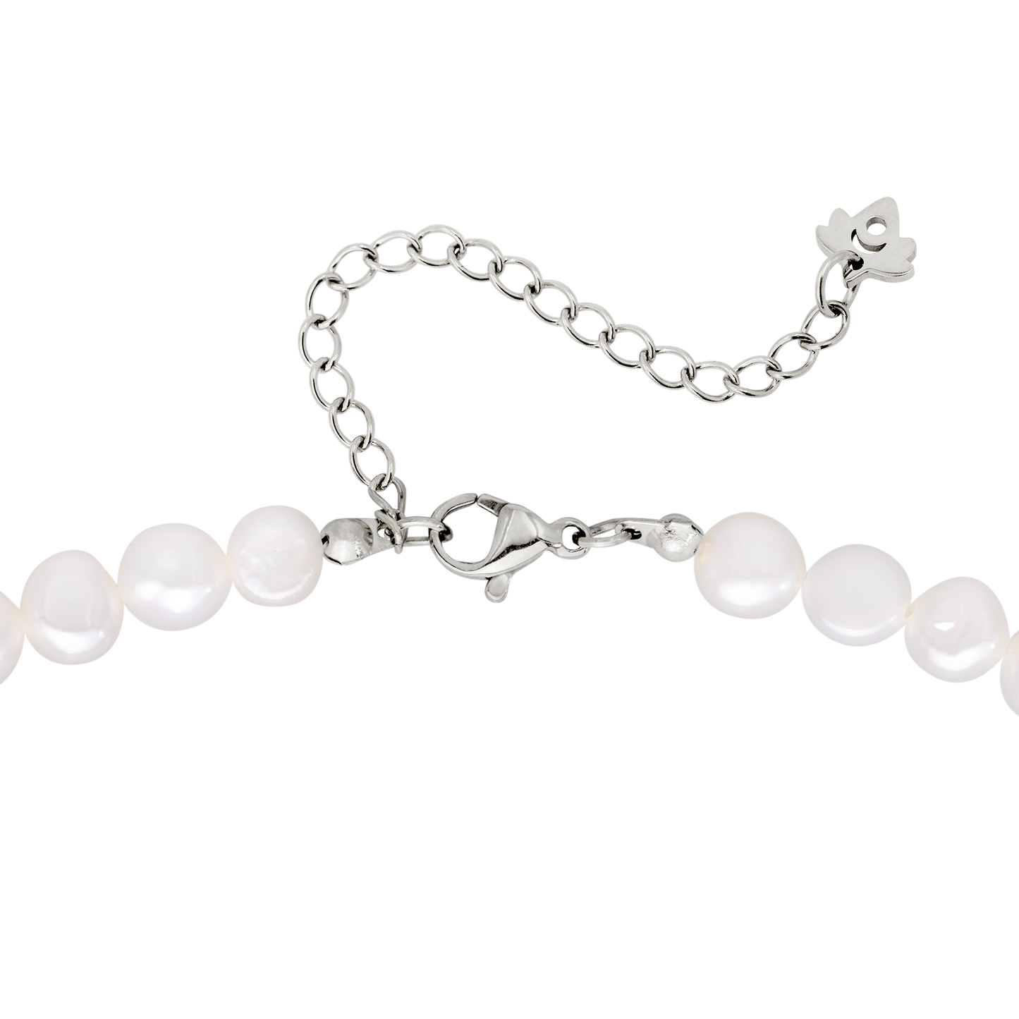 Melting Heart Pearl Collana Argento