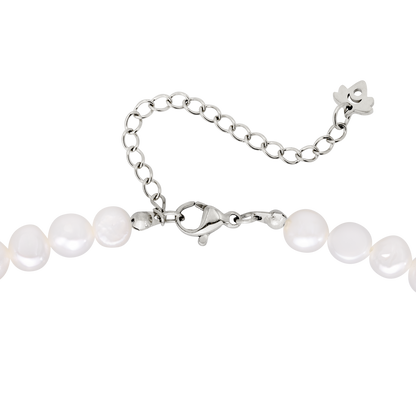 Melting Heart Pearl Collana Argento