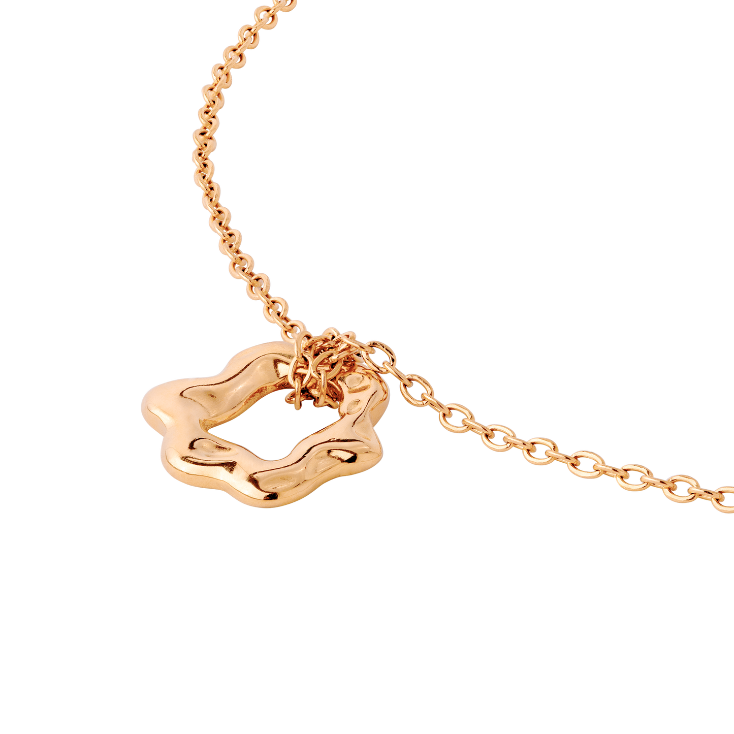 Melting Donut Collana Oro Rosa
