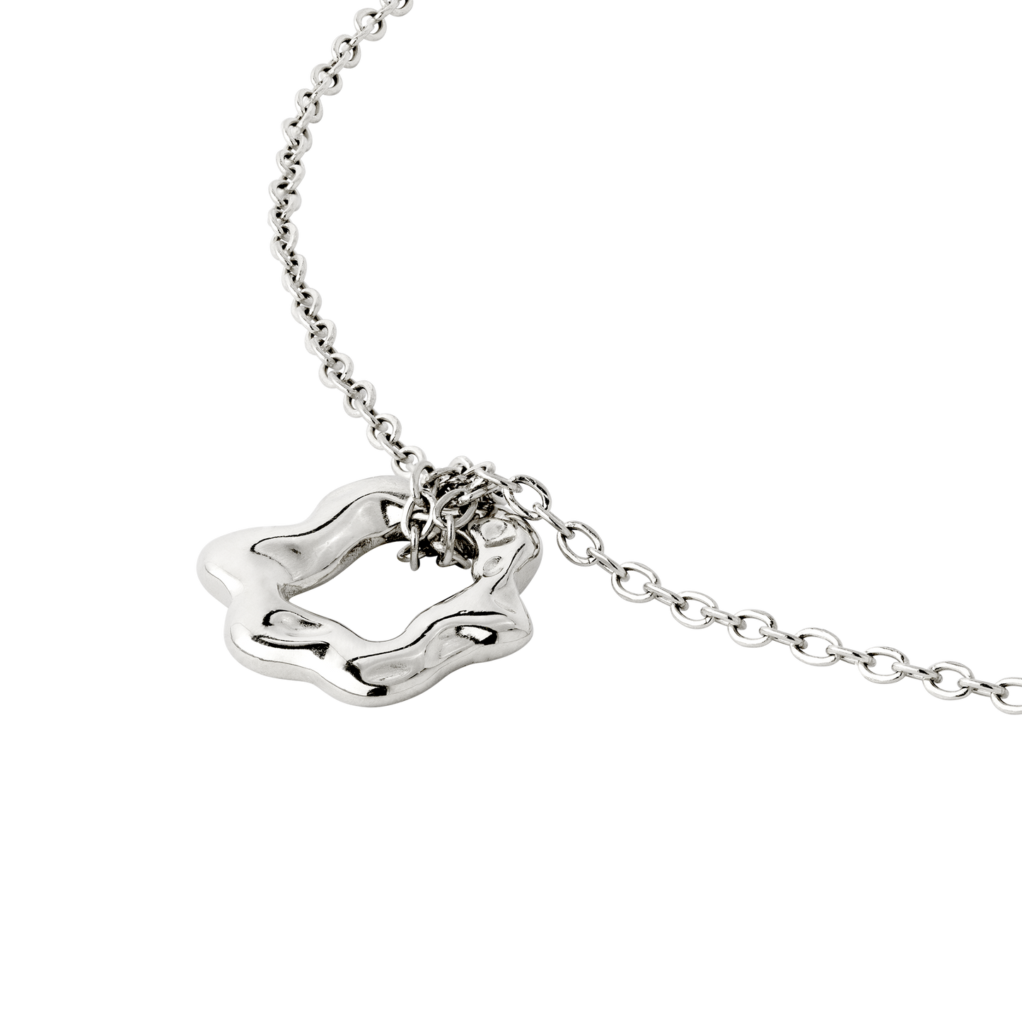 Melting Donut Collana Argento