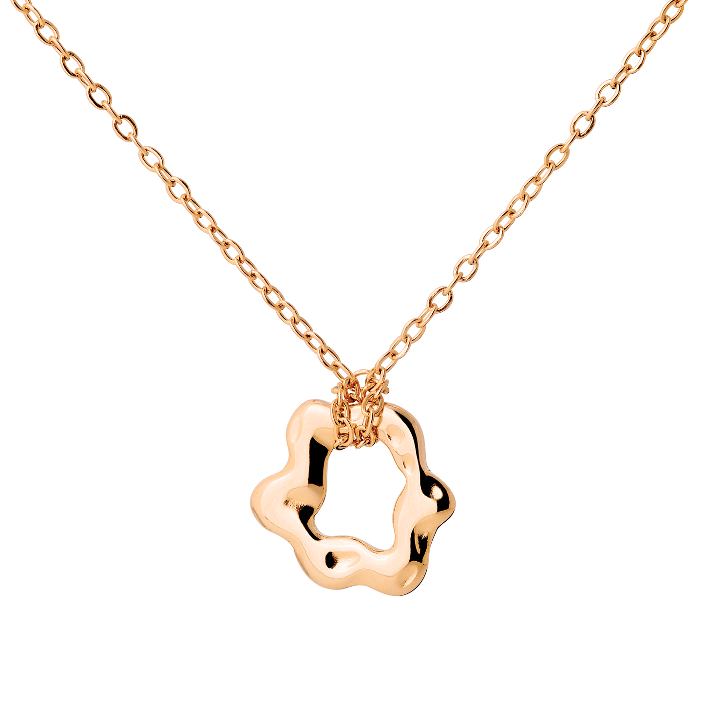 Melting Donut Collana Oro Rosa