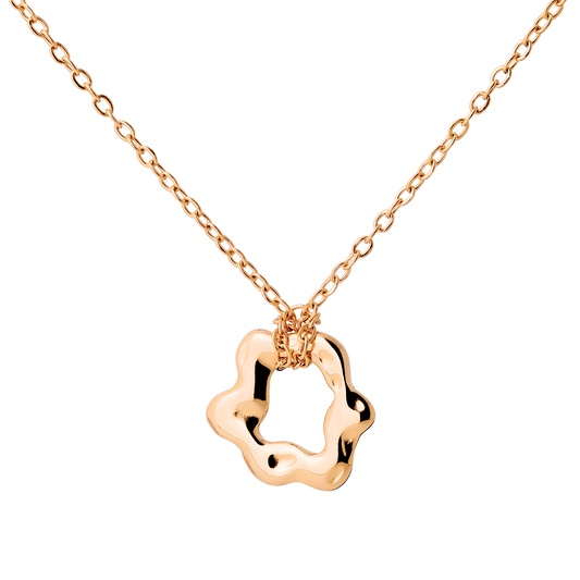 Melting Donut Collana Oro Rosa