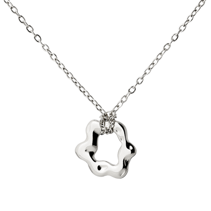 Melting Donut Collana Argento
