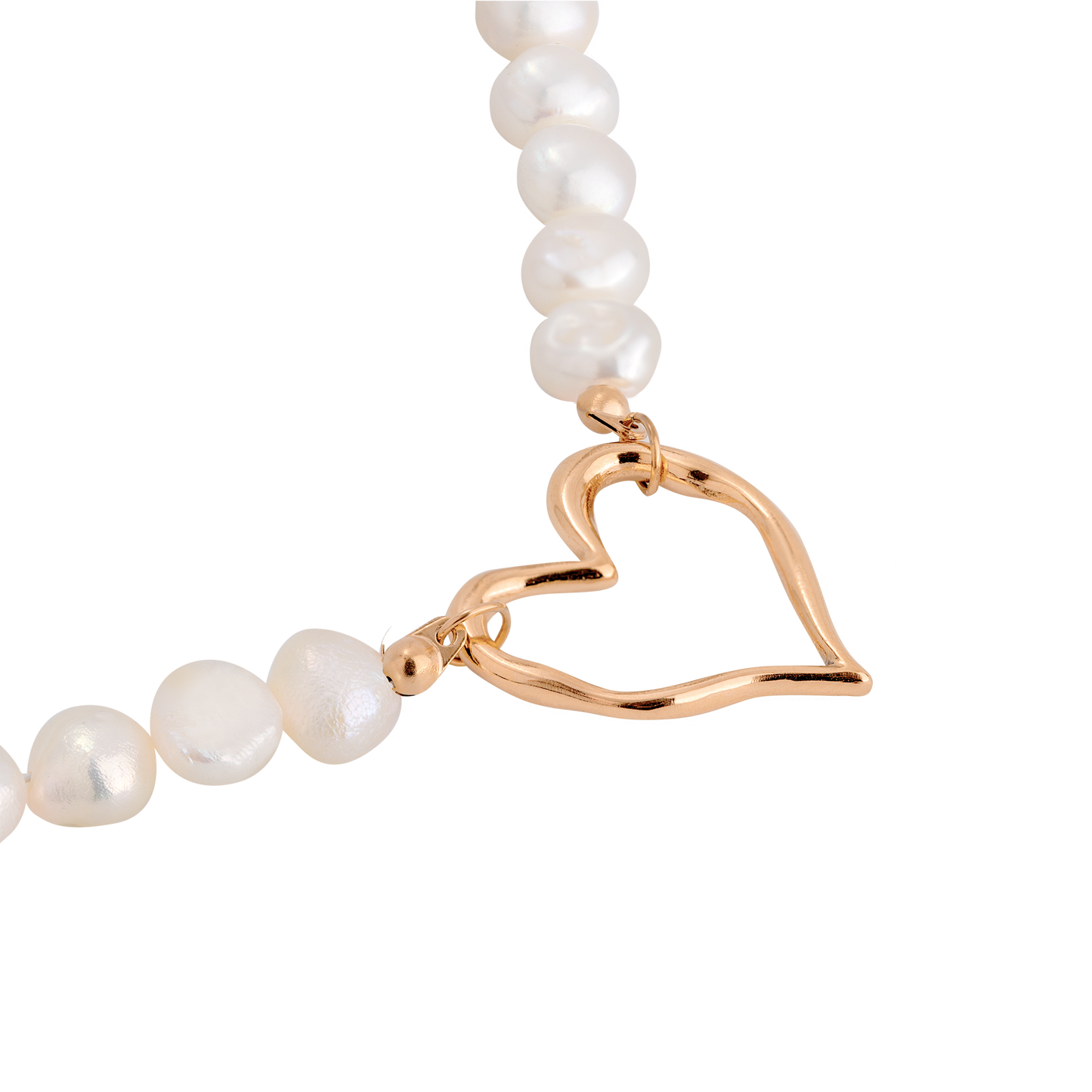 Melting Heart Pearl Bracciale Oro Rosa