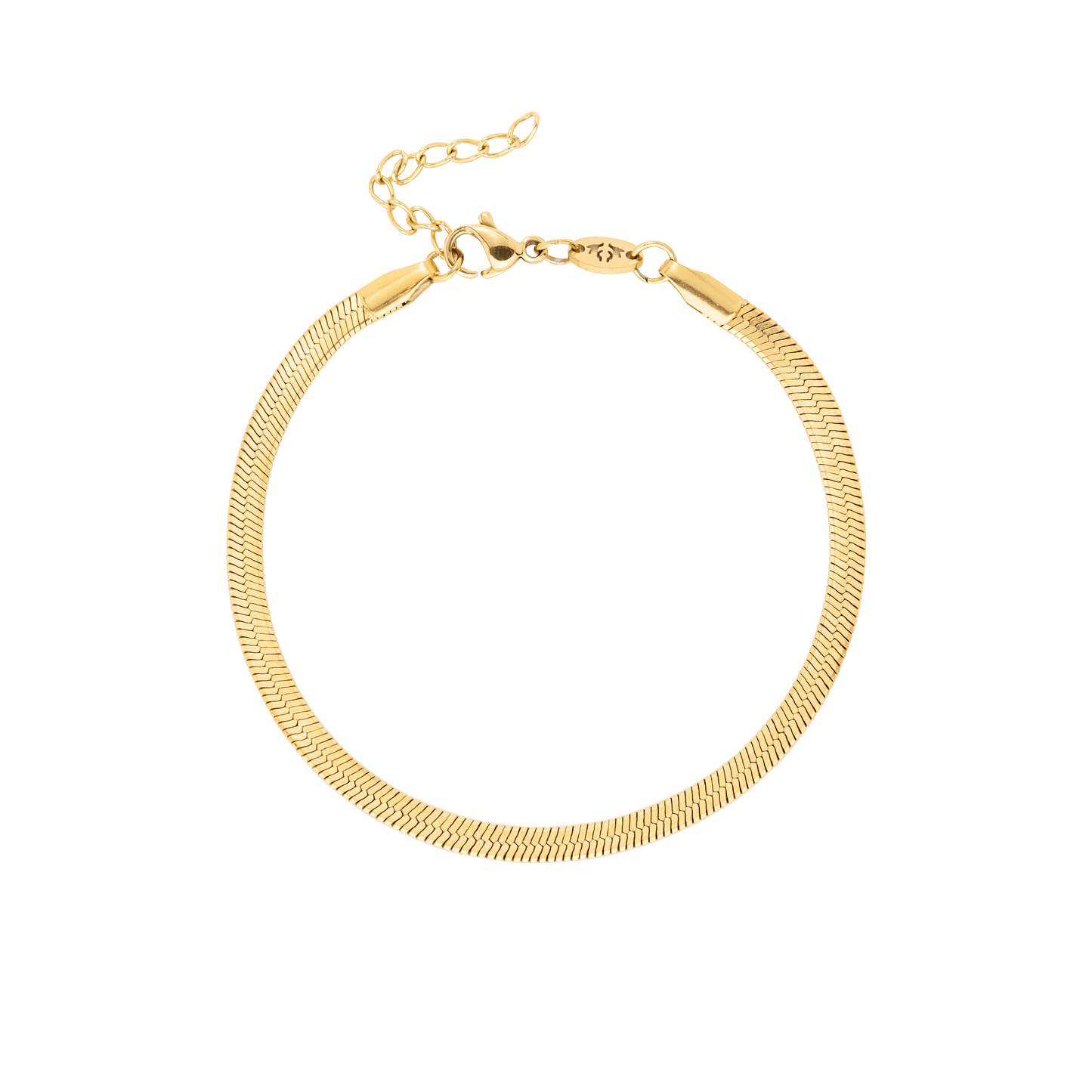 Slim Herringbone Bracciale Oro