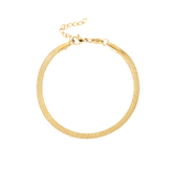 Slim Herringbone Bracciale Oro