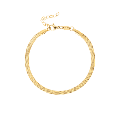 Slim Herringbone Bracciale Oro